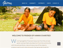 Tablet Screenshot of friendsofhawaii.org